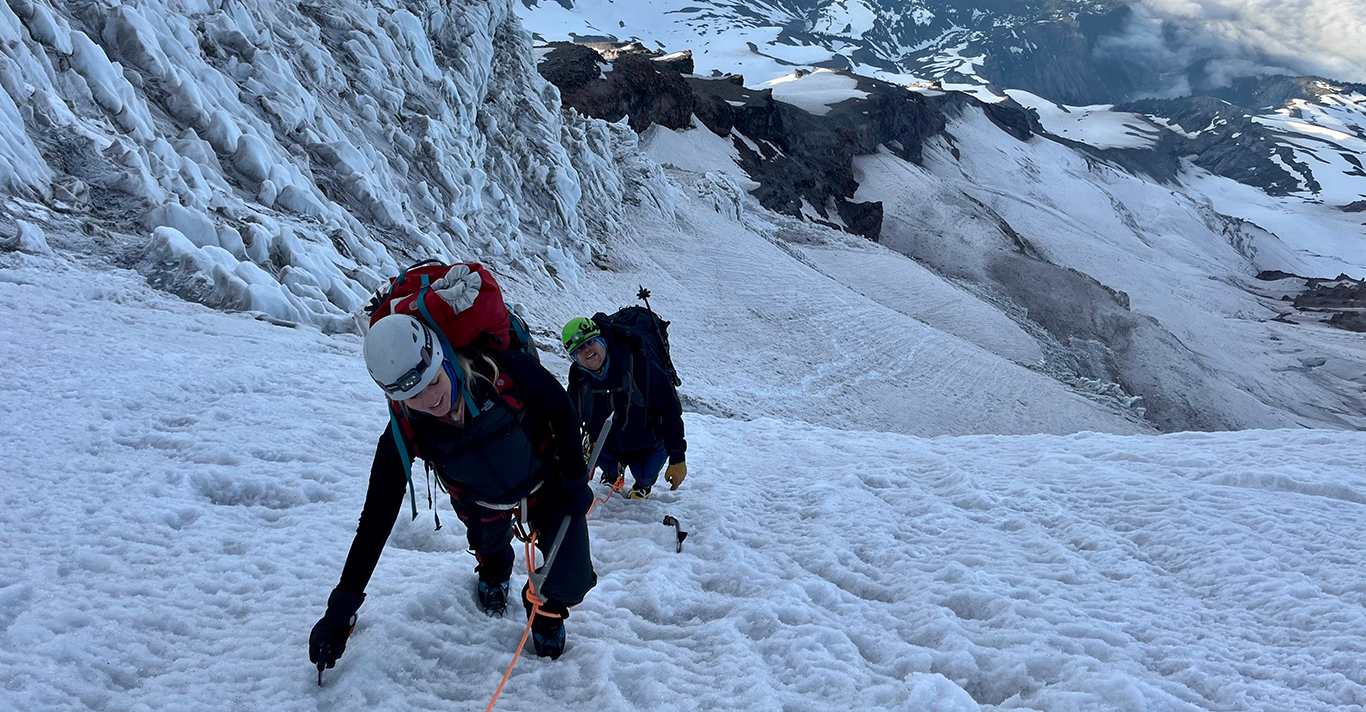 Mt. Rainier's Kautz Glacier route
